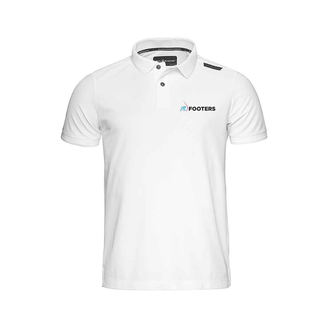 18 FOOTERS Tech Polo - White