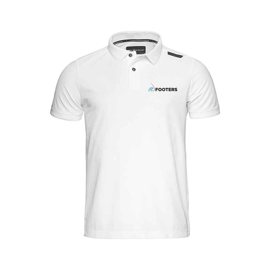 18 FOOTERS Tech Polo - White