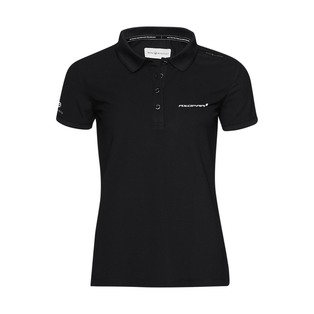 Axopar Womens Bow Tech Polo - Carbon
