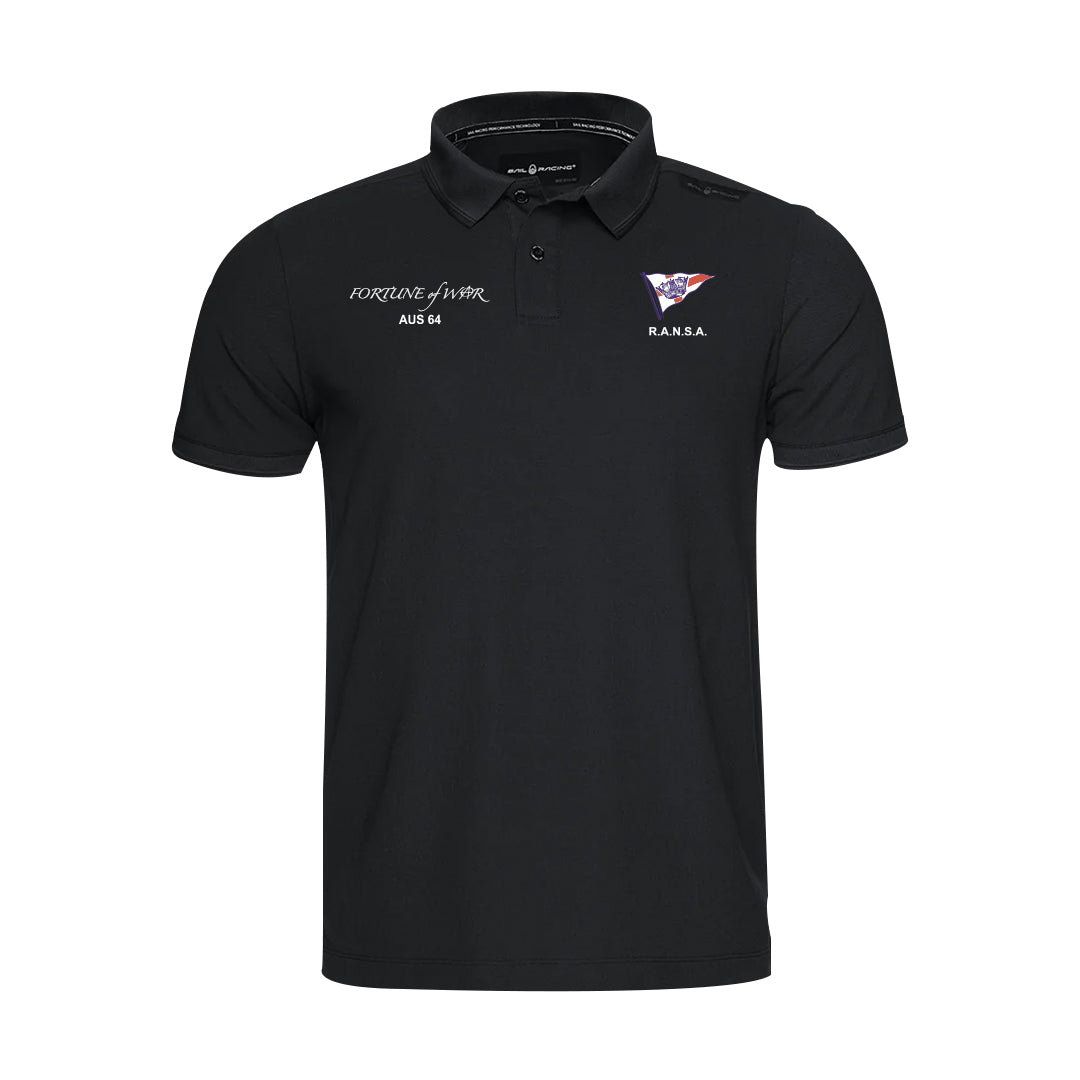 Fortune of War Tech Polo - Black