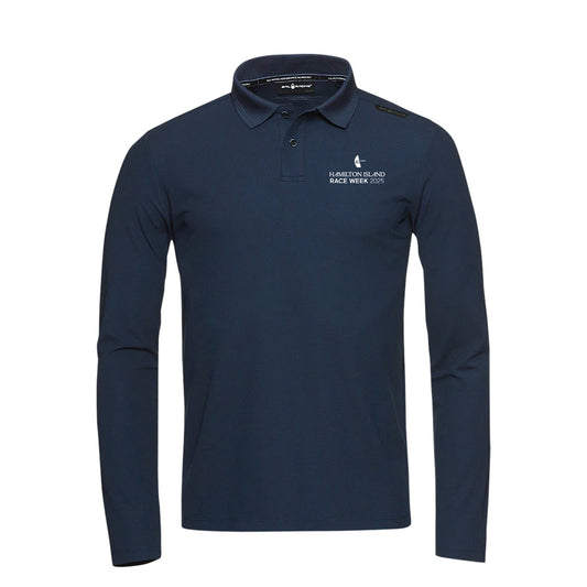 HIRW25 Tech Polo LS - Navy