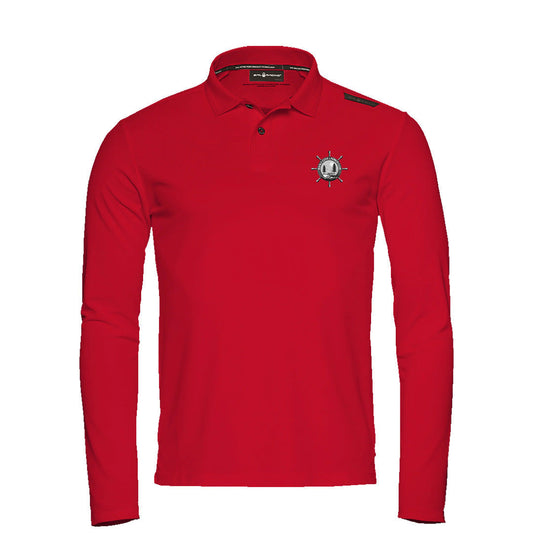 MCLC Tech Polo Long Sleeve - Bright Red