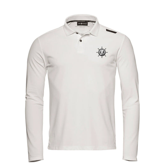 MCLC Tech Polo Long Sleeve - White