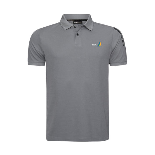 MYC Spray Technical Polo - Dim Grey