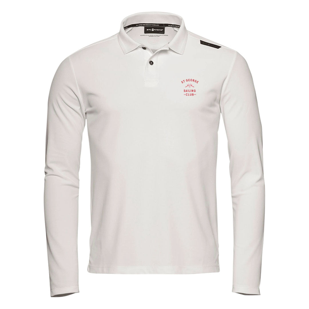 SGSC Bow Tech Polo LS - White