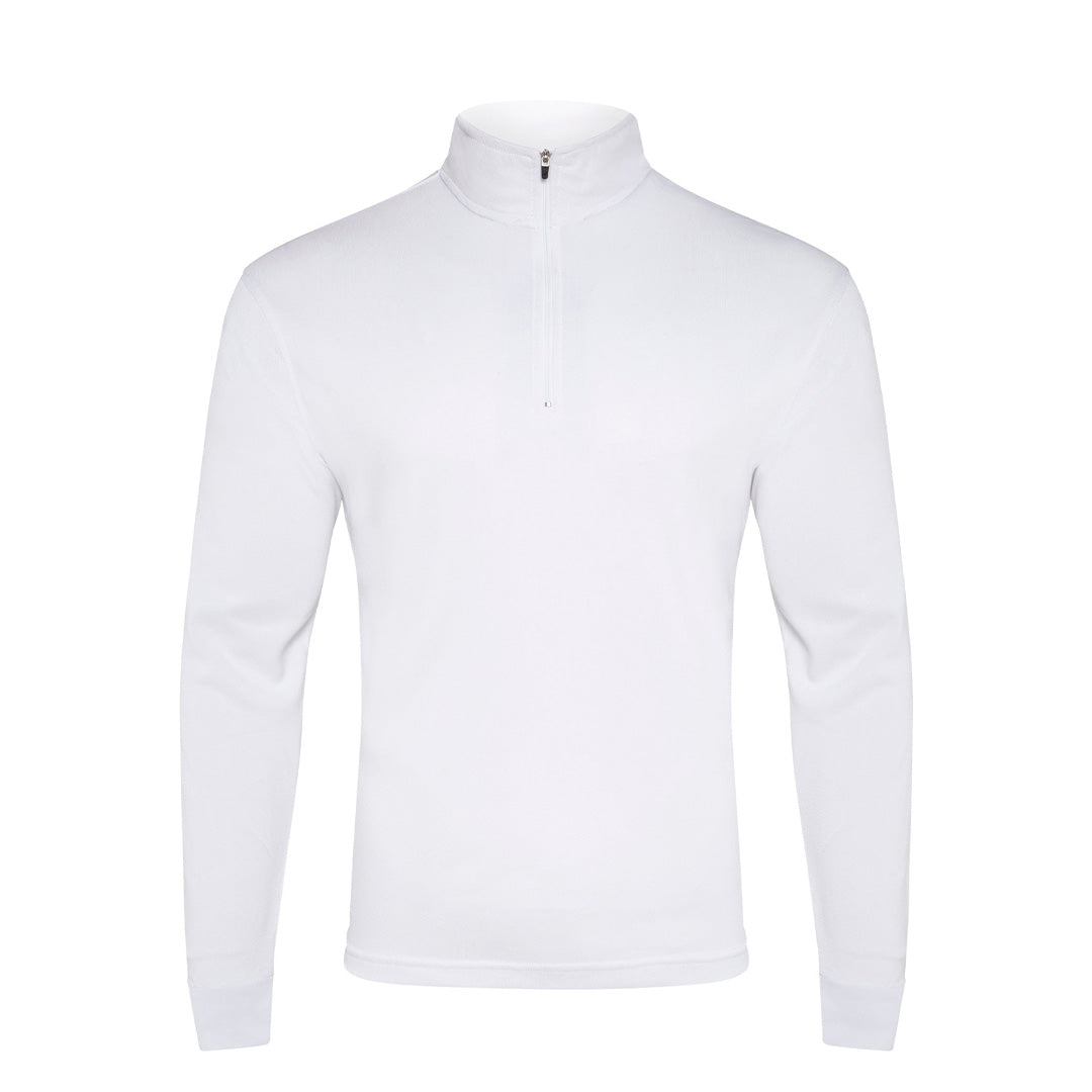 Crew Long Sleeve Polo - White