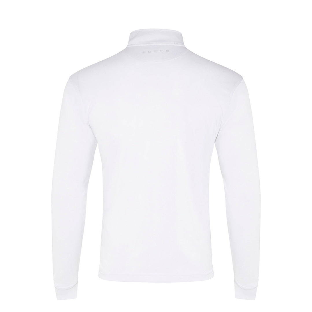 Crew Long Sleeve Polo - White