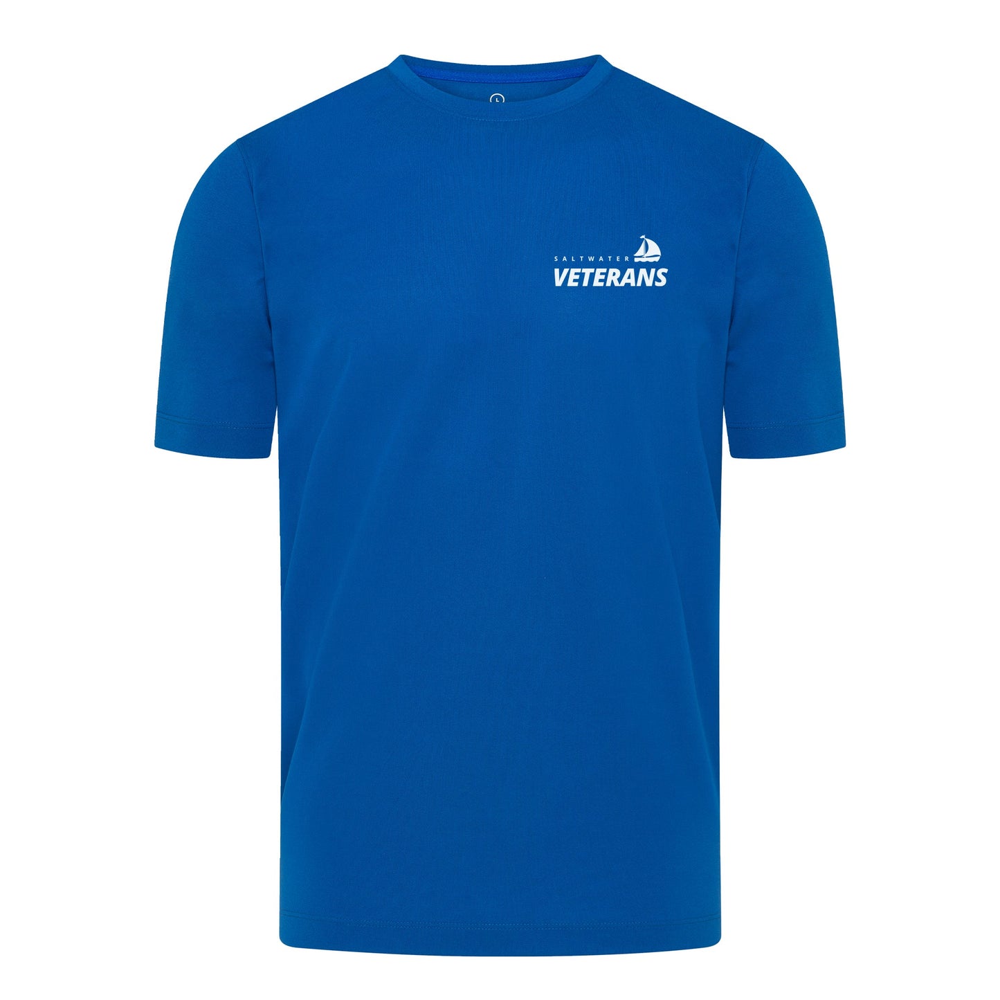 Saltwater Veterans Crew Tech Tee - Blue