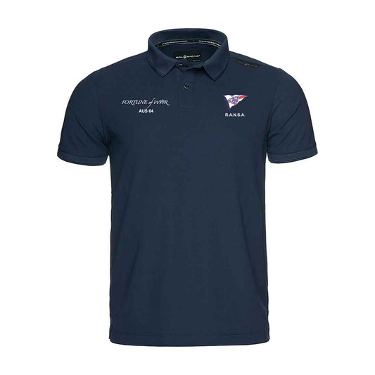 Fortune of War Tech Polo - Navy