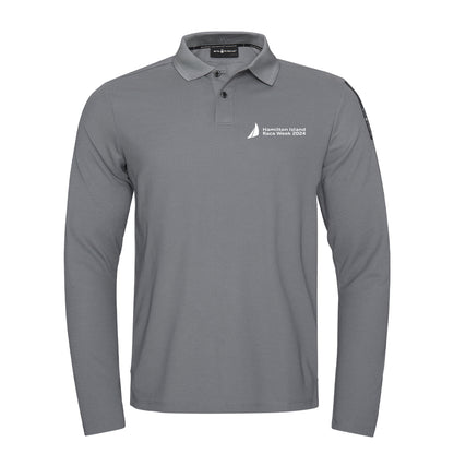 HIRW24 Tech LS Polo - Dim Grey