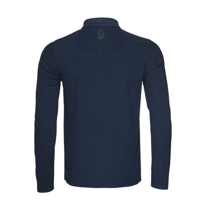 MYC Bow Tech Polo Long Sleeve - Navy