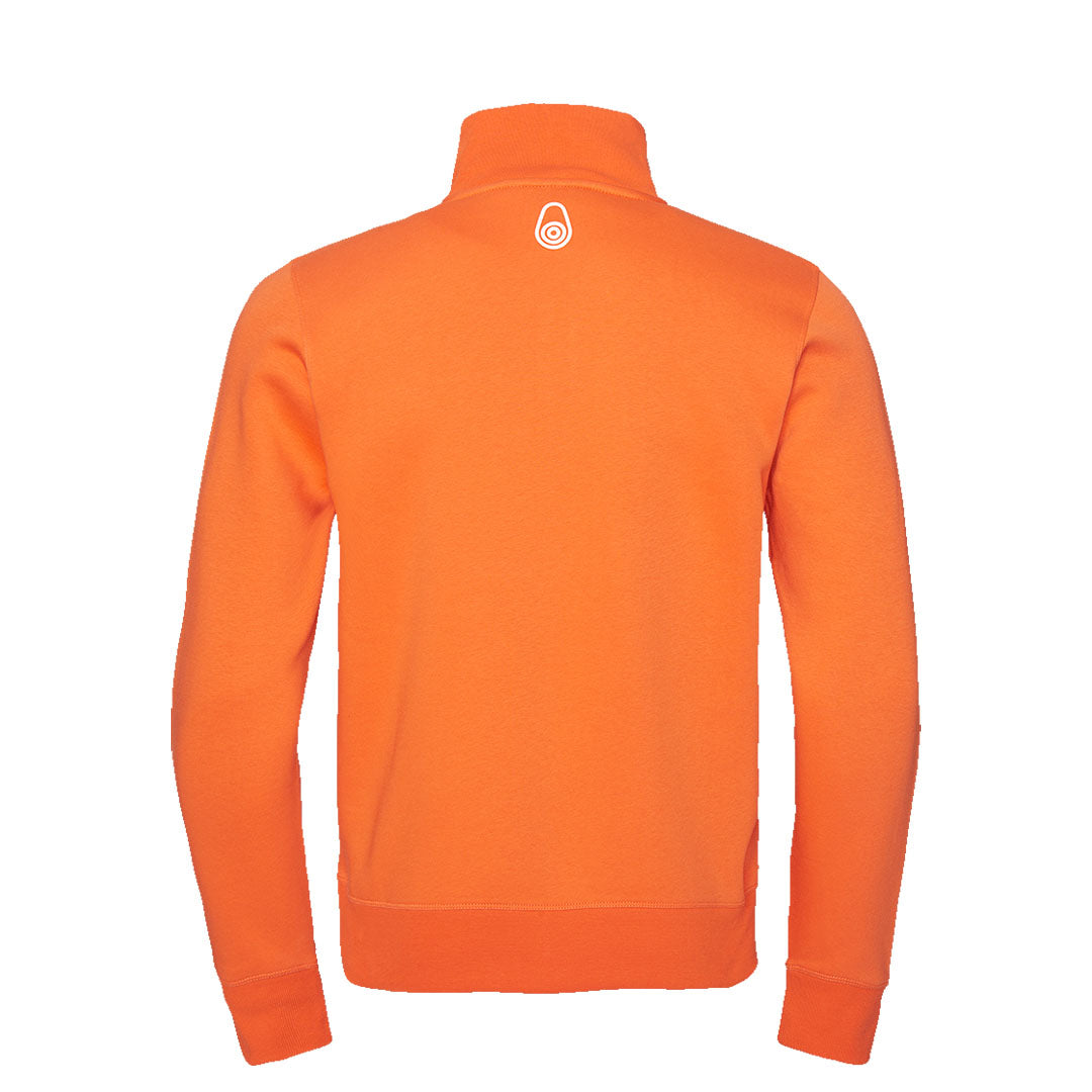 Za Ocean Racing Bowman Logo T-Neck - Orange Spring