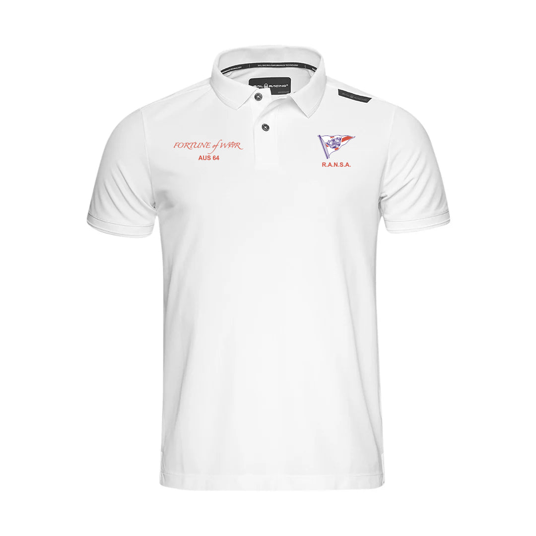 Fortune of War Tech Polo - White