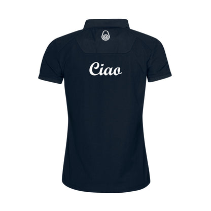 Ciao Bella Womens Bow Tech Polo