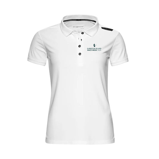 HIRW25 Womens Tech Polo - White