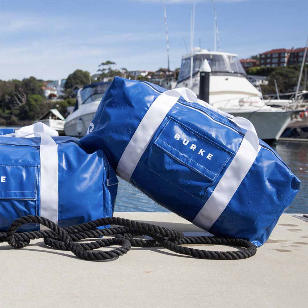 Large Yachtsmans Waterproof Gear Bag - Blue