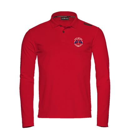 M16SSC Bow Tech Polo LS - Bright Red