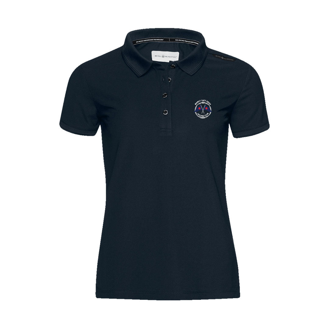 M16SSC Womens Bow Tech Polo - Navy