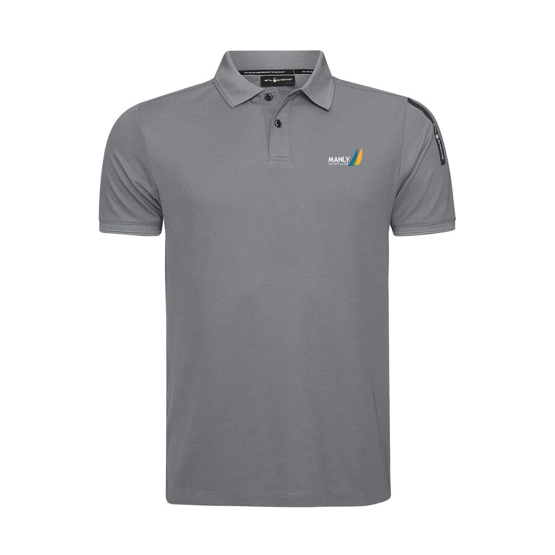 MYC Spray Technical Polo - Dim Grey