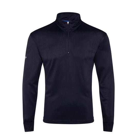 Crew Long Sleeve Polo - Navy