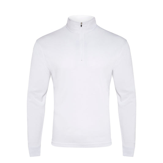 Crew Long Sleeve Polo - White