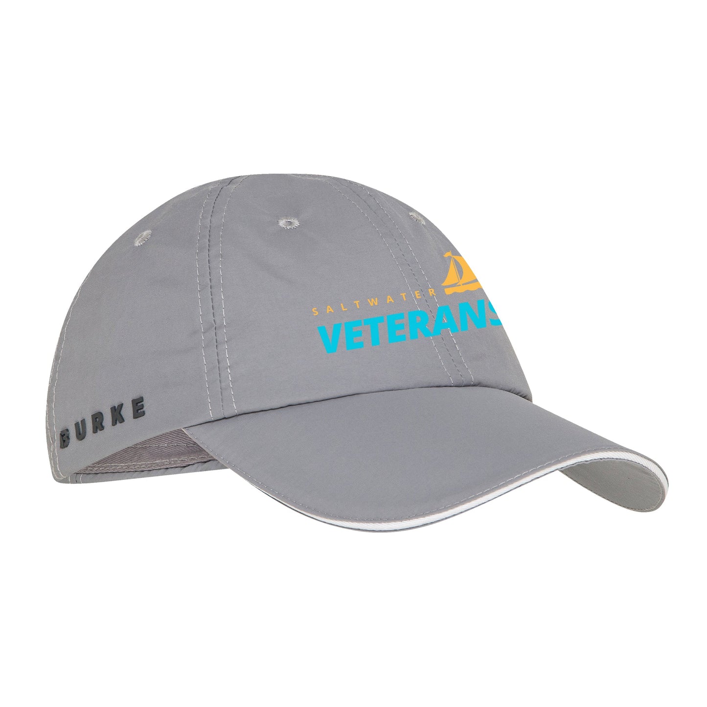 Saltwater Veterans Quick Dry Cap - Light Grey