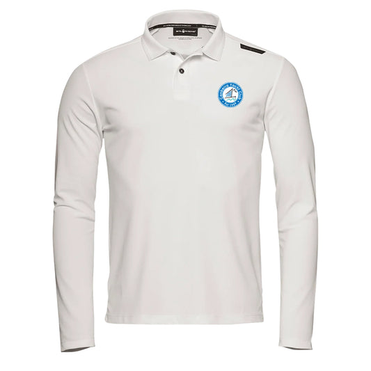 CYC Bow Tech Polo Long Sleeve - White