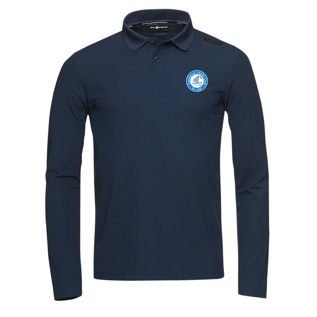 CYC Bow Tech Polo Long Sleeve - Navy